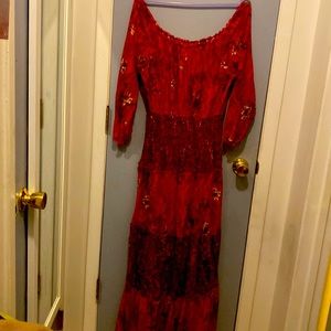 I called is my red west side story dress! You can wear it off the shoulders